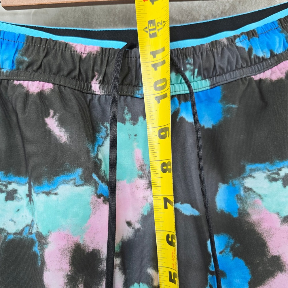 Chubbies Ultimate Sport Jogger Mens Medium Black Tie Dye Paint Parties - Picture 8 of 9